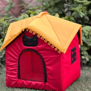 Umbrella shape Soft Pet Indoor House with zip door