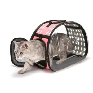 Soft Pet Collapsible Transparent Cat Carriers