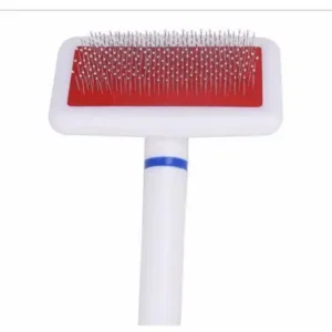 Dense Needle Hair Comb Plastic Handle Pets Brush for Cat & Dog