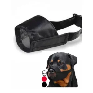 Dog Muzzles Nylon Velcro Black Adjustable