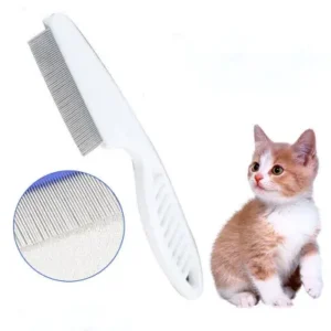 Stainless Steel Dense Teeth Inline Comb for Pets